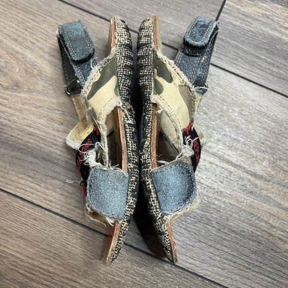 Replay & Sons Unisex Kids Distressed Slingback Sandals Little Kids EU 30 US 12 - Picture 2 of 7
